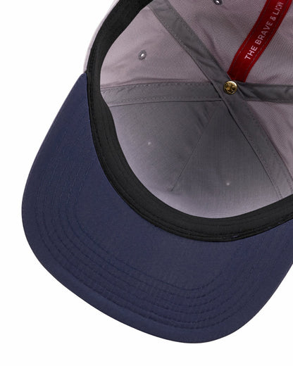 Unisex Adjustable Grey and Navy USA Flag Patriotic Hat