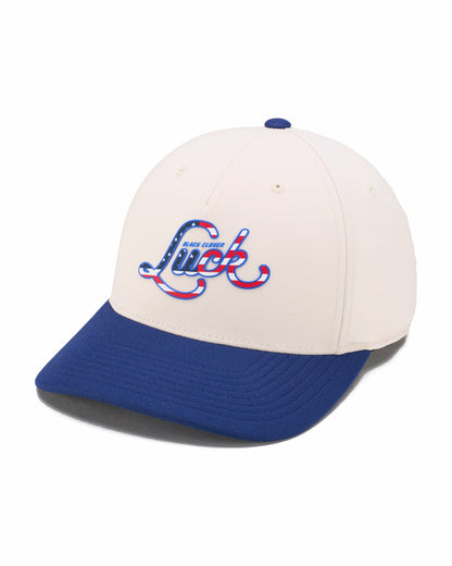 Unisex Adjustable White and Blue USA Flag Patriotic Hat