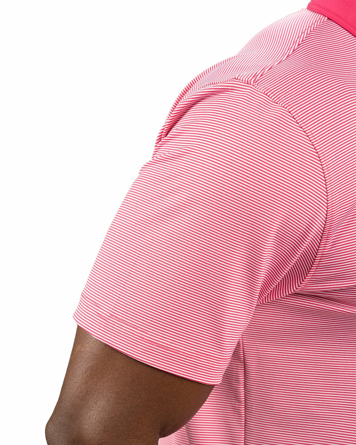 Pink Raspbe Pin Stripe Golf or Business Polo