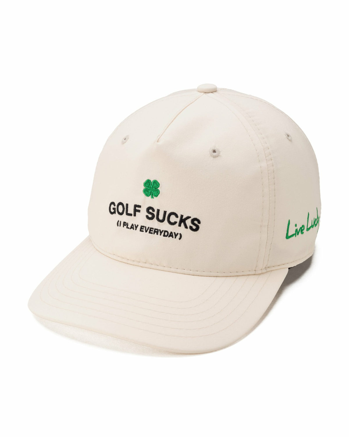 Playful Ivory Hat for Golf and Lifestyle