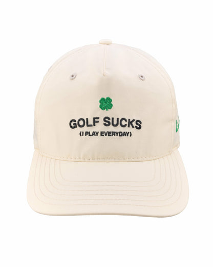 Playful Ivory Hat for Golf and Lifestyle