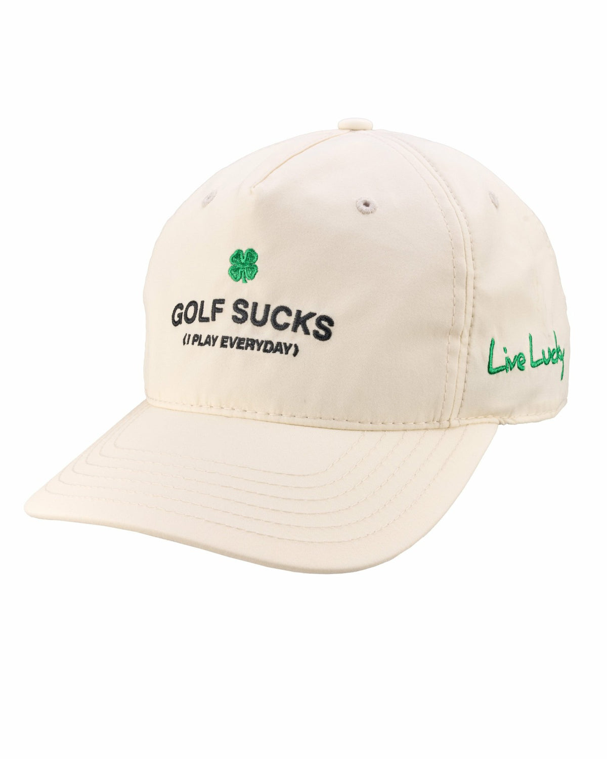 Playful Ivory Hat for Golf and Lifestyle