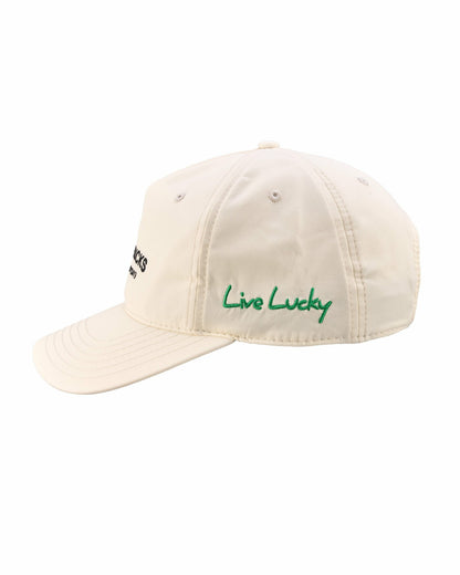 Playful Ivory Hat for Golf and Lifestyle