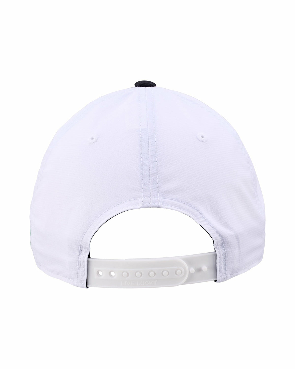 White and Green Stylish Golf Hat for Athletic Lifestyle