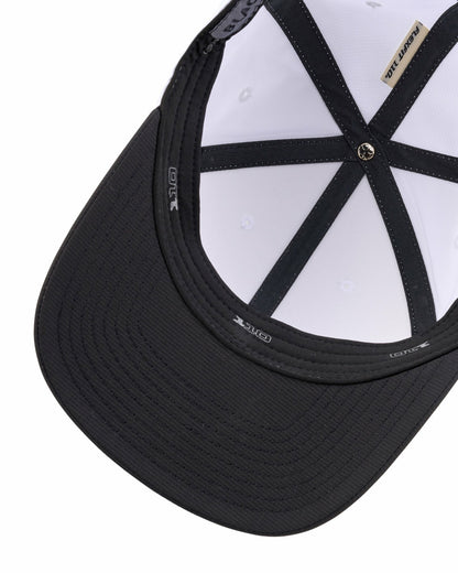 White and Green Stylish Golf Hat for Athletic Lifestyle