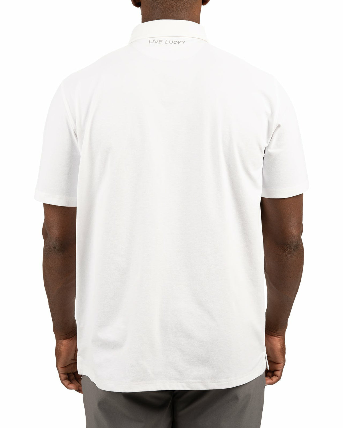 Solid White Soft Polo for Golf or Business