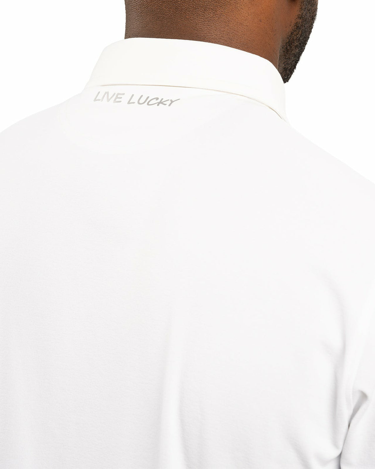 Solid White Soft Polo for Golf or Business