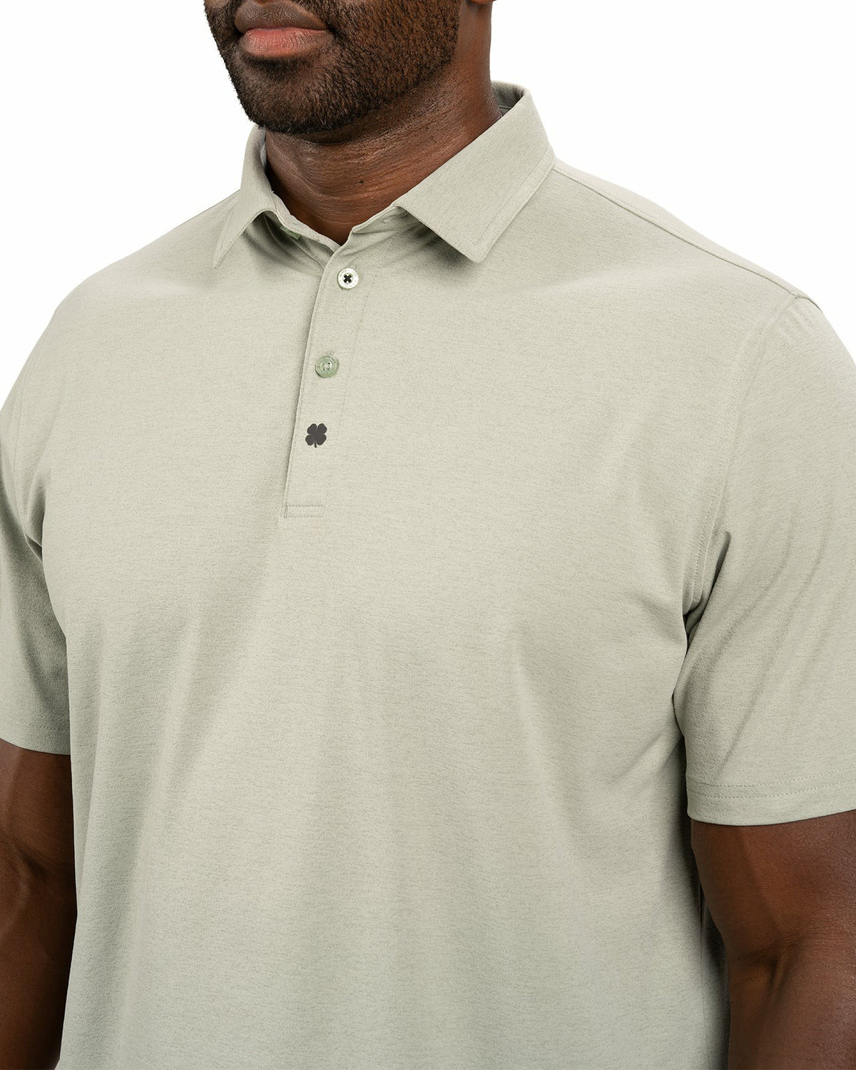 Solid Sage Green Soft Polo for Golf or Business