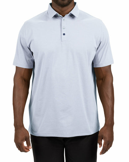 Solid Light Blue Soft Polo for Golf or Business