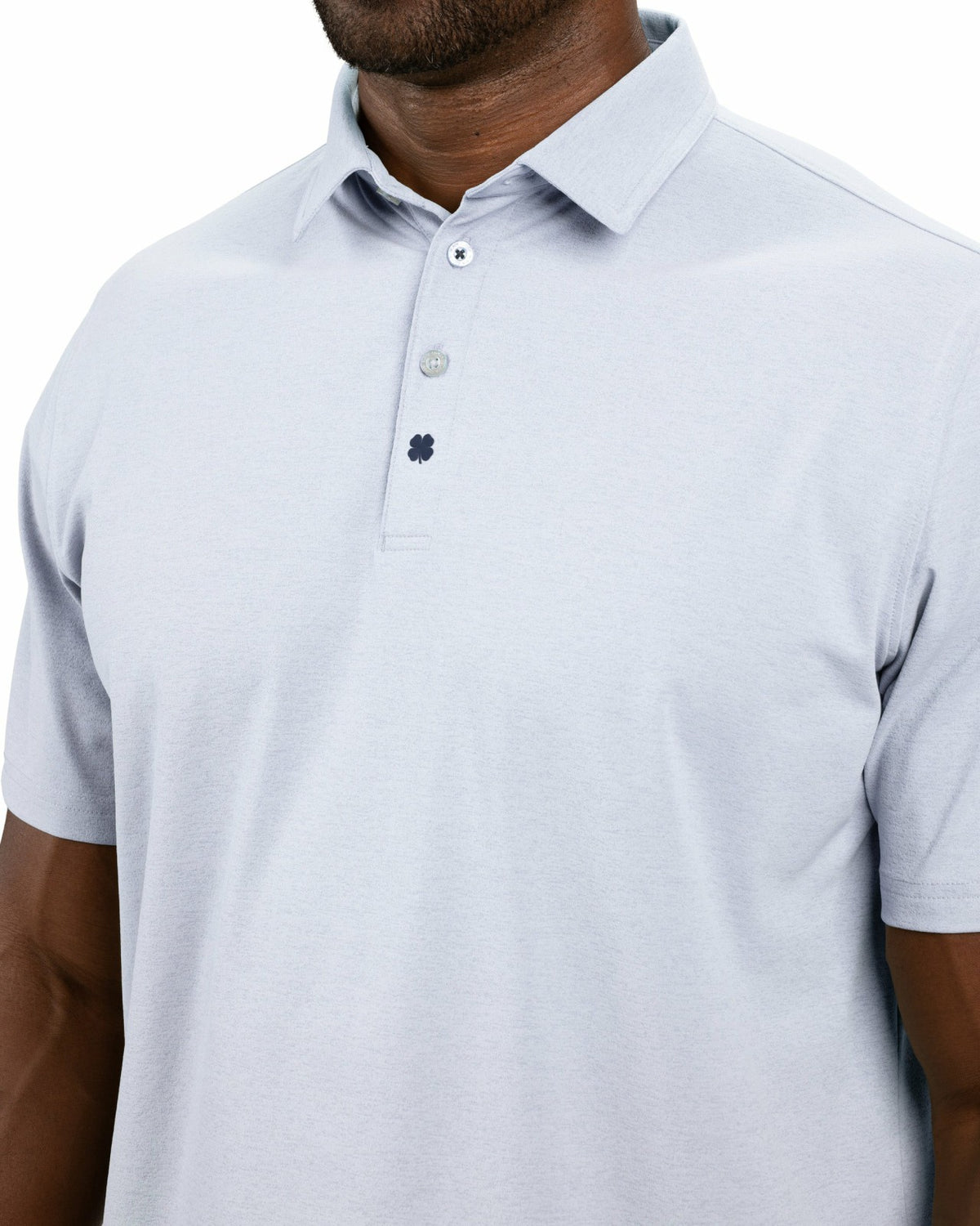 Solid Light Blue Soft Polo for Golf or Business