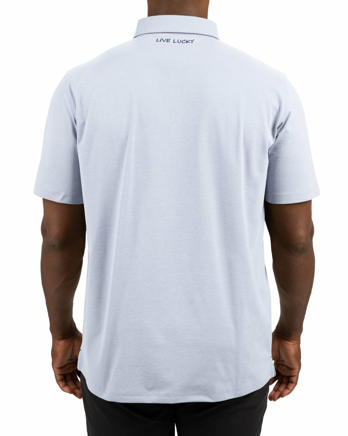Solid Light Blue Soft Polo for Golf or Business