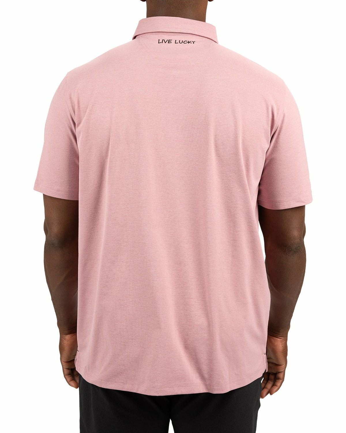 Solid Pink Soft Polo for Golf or Business