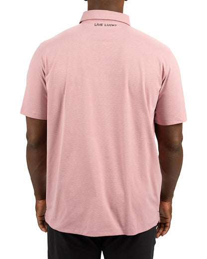 Solid Pink Soft Polo for Golf or Business