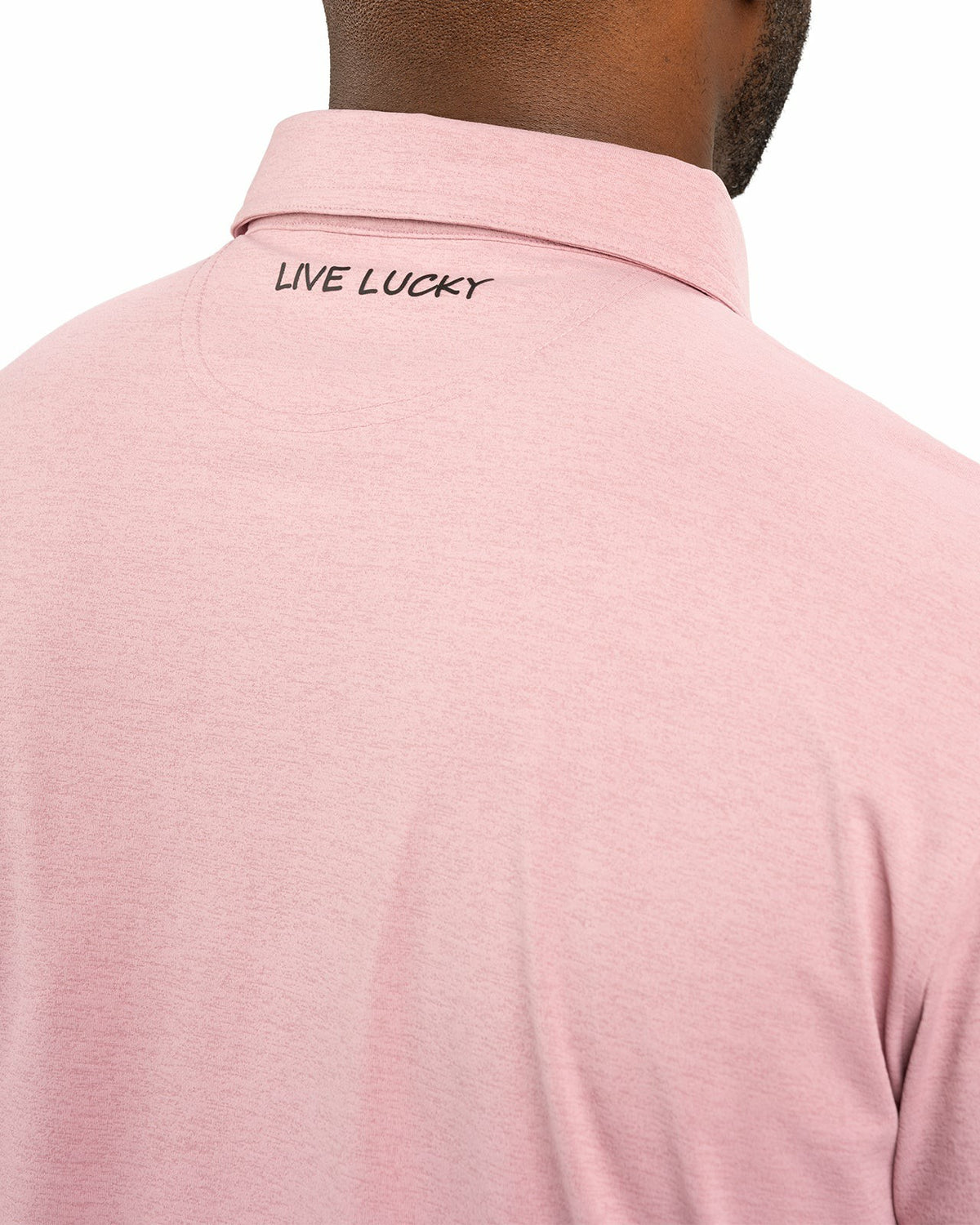 Solid Pink Soft Polo for Golf or Business