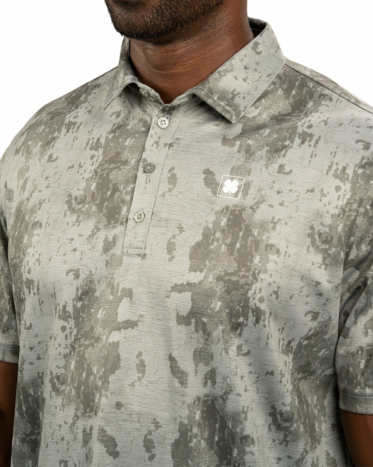 Stylish Tone-on-Tone Sage Green Polo, Perfect for On the Course or On the Town