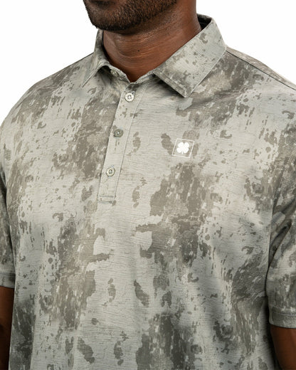Stylish Tone-on-Tone Sage Green Polo, Perfect for On the Course or On the Town
