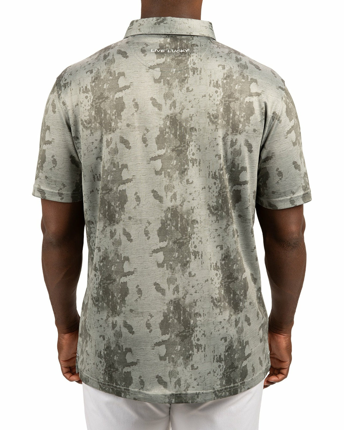 Stylish Tone-on-Tone Sage Green Polo, Perfect for On the Course or On the Town