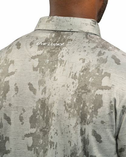 Stylish Tone-on-Tone Sage Green Polo, Perfect for On the Course or On the Town