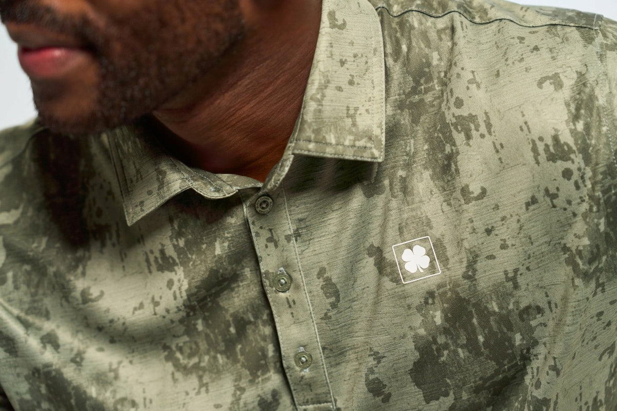 Stylish Tone-on-Tone Sage Green Polo, Perfect for On the Course or On the Town