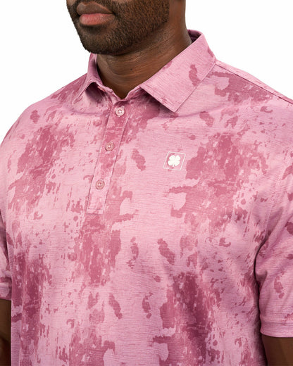 Stylish Tone-on-Tone Pink Polo, Perfect for On the Course or On the Town