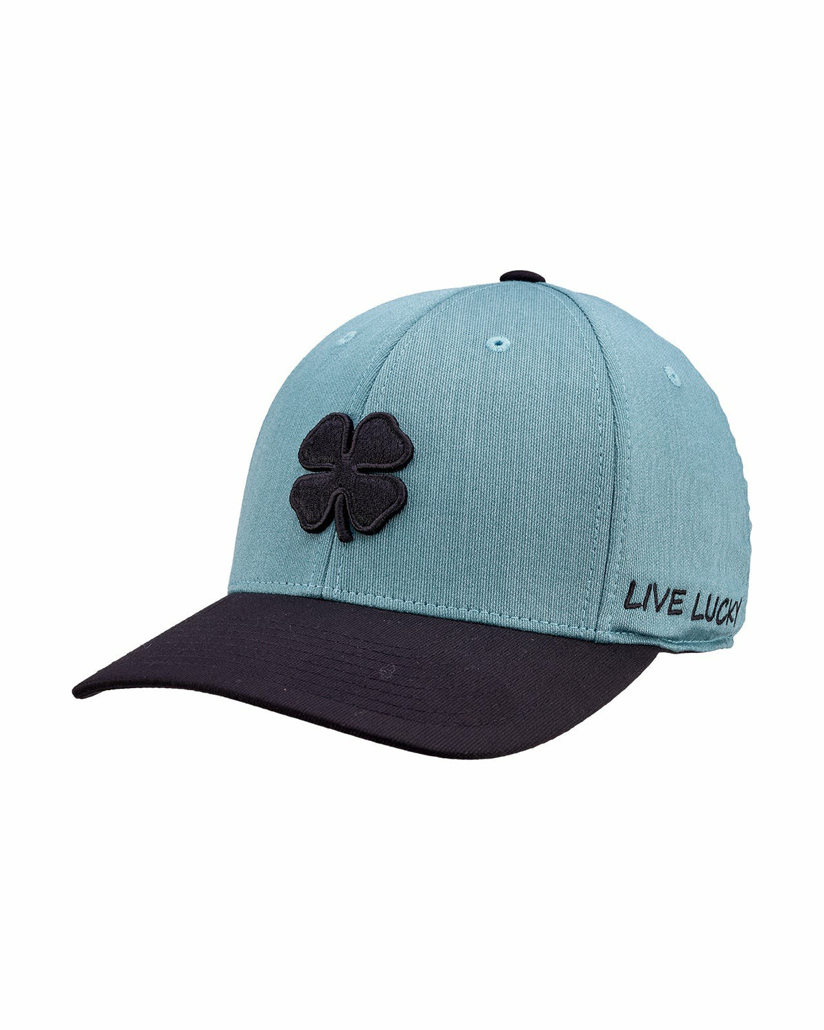 Unisex Adjustable Teal and Black Hat for Golf and Lifestyle