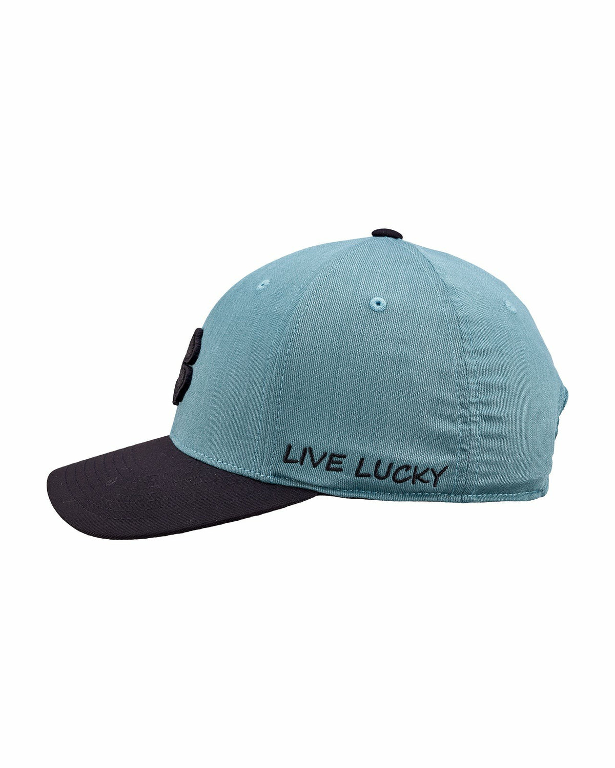 Unisex Adjustable Teal and Black Hat for Golf and Lifestyle