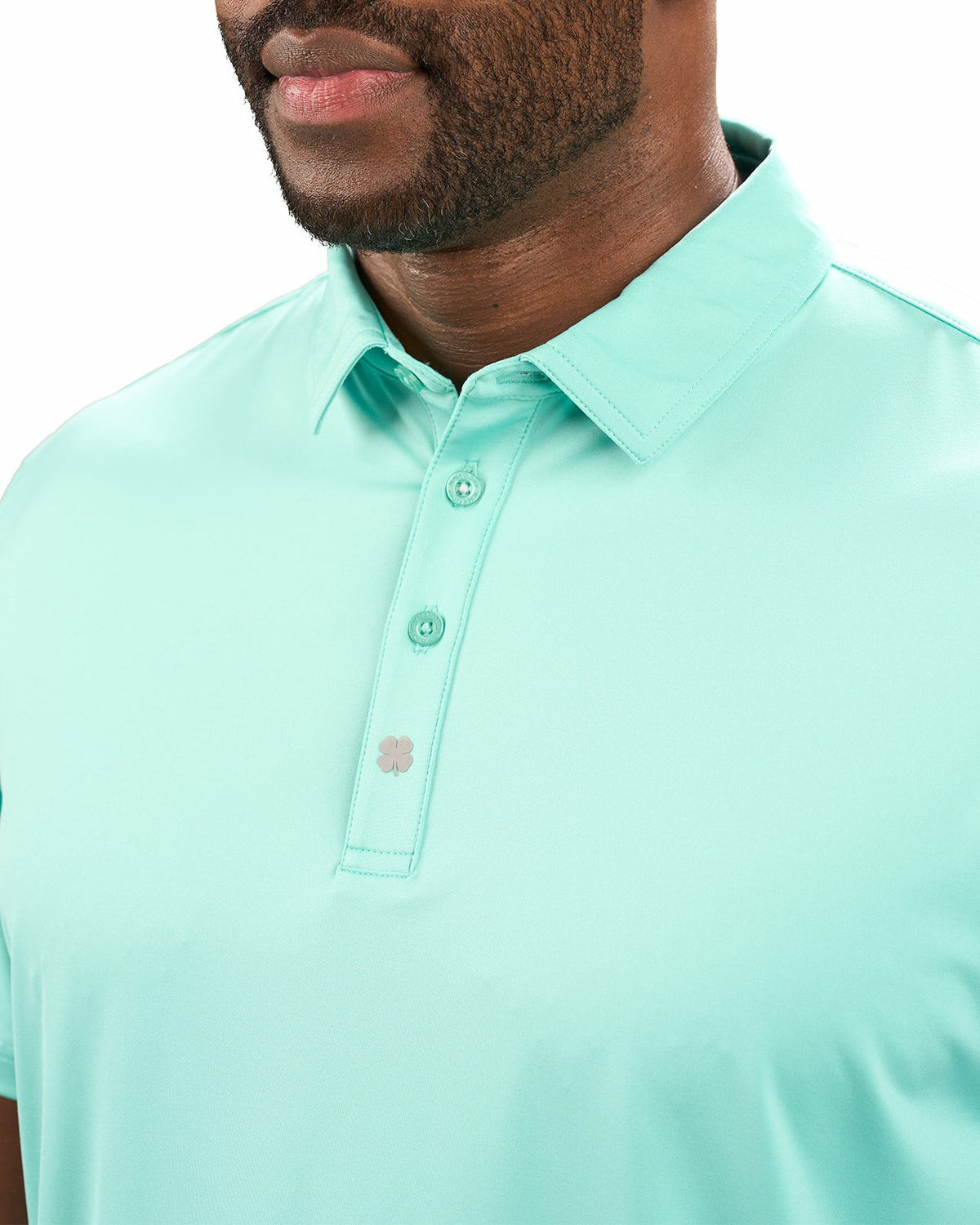 Men's Versatile Green Soft Stretch Polo