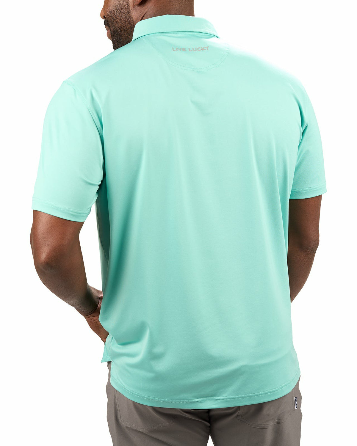 Men's Versatile Green Soft Stretch Polo