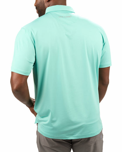 Men's Versatile Green Soft Stretch Polo