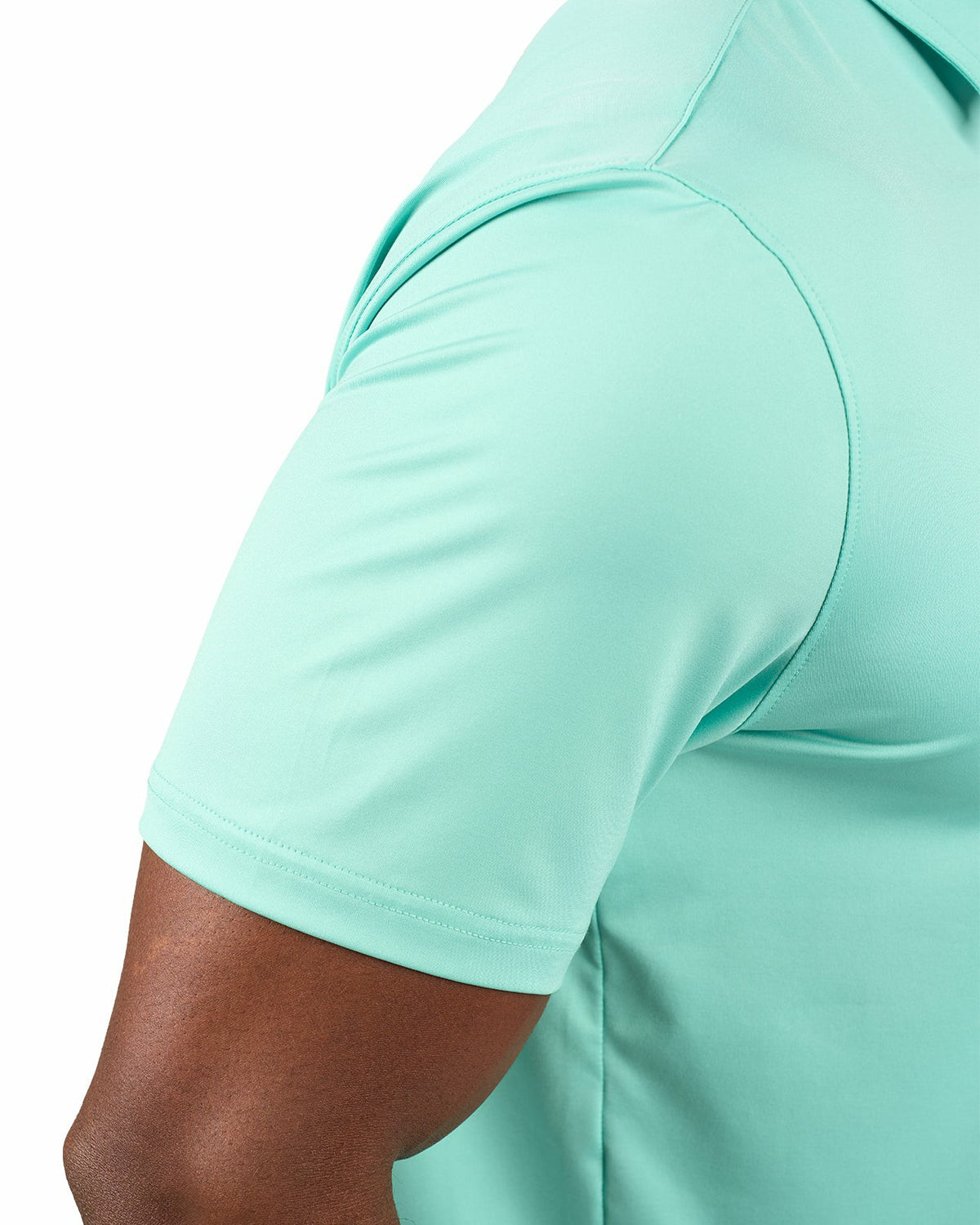 Men's Versatile Green Soft Stretch Polo