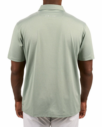 Men's Versatile Green Solid UV Resistant Polo