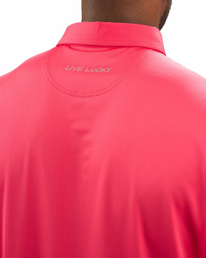 Men's Versatile Pink Soft Stretch Polo