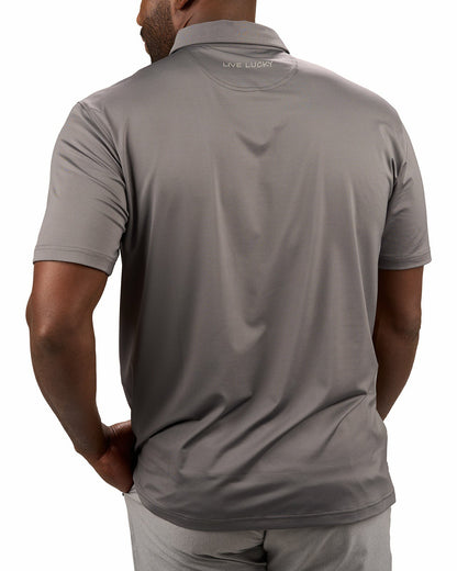 Men's Versatile Grey Soft Stretch Polo
