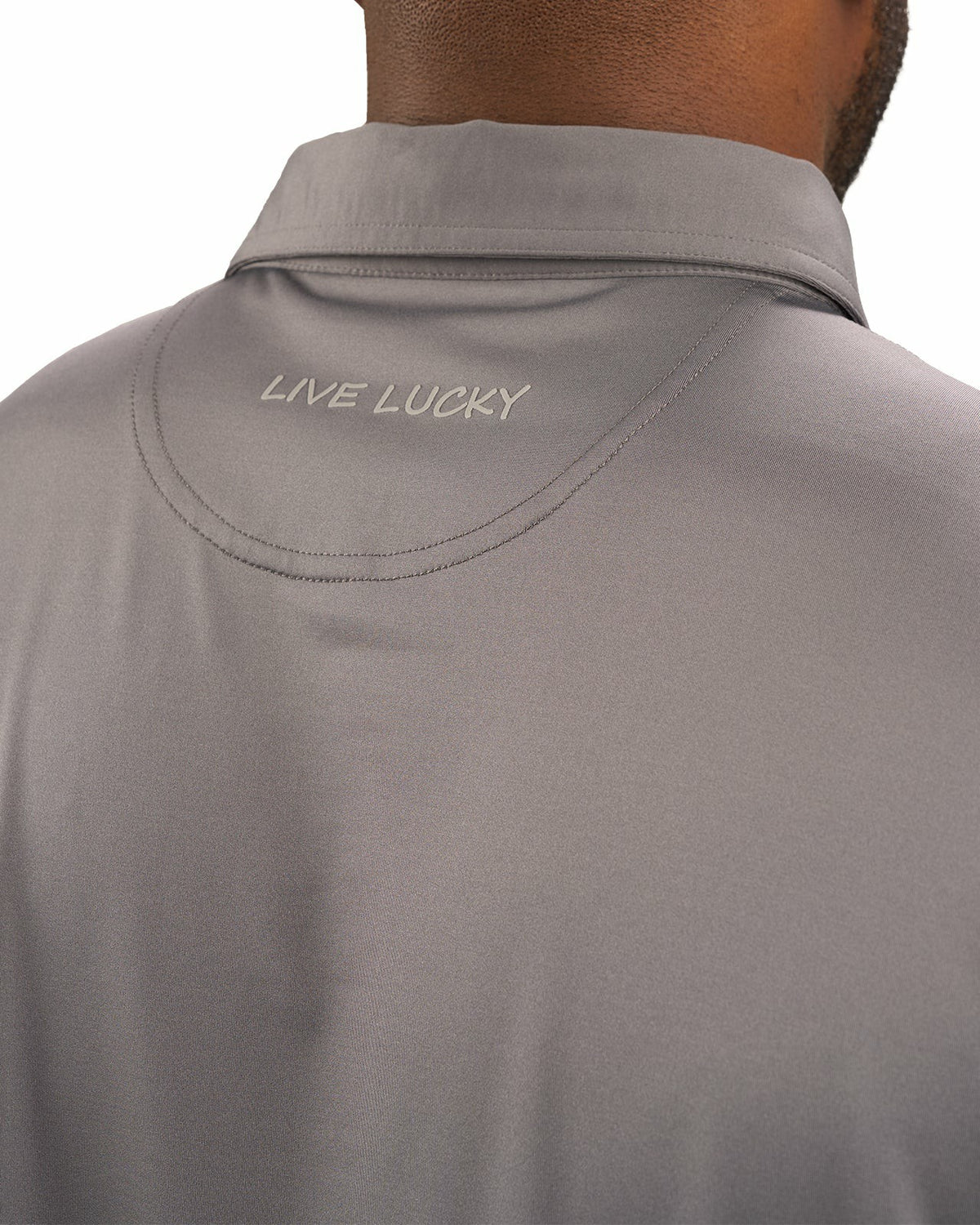 Men's Versatile Grey Soft Stretch Polo