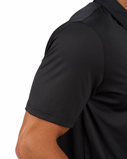 Men's Versatile Black Soft Stretch Polo