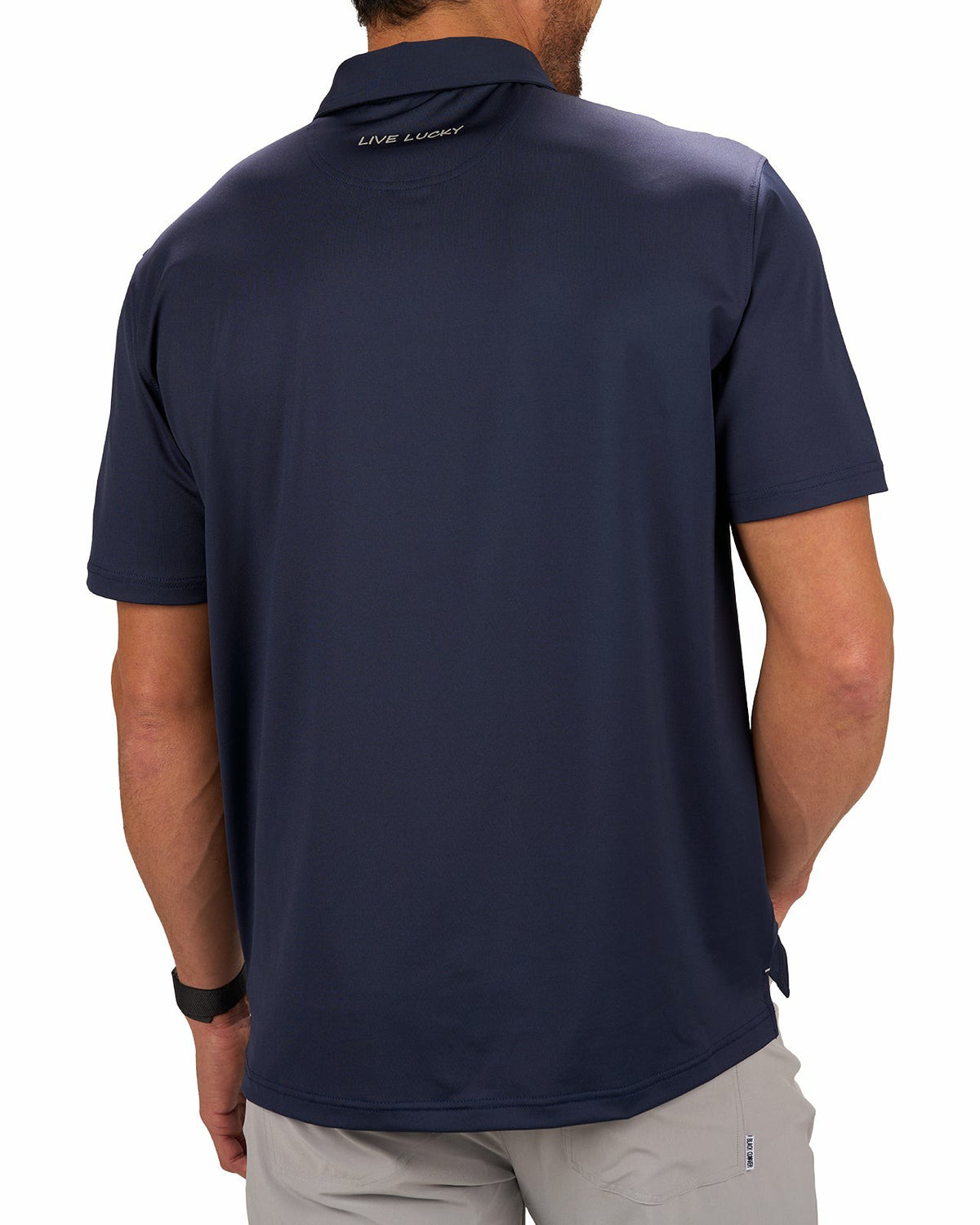 Men's Versatile Navy Soft Stretch Polo