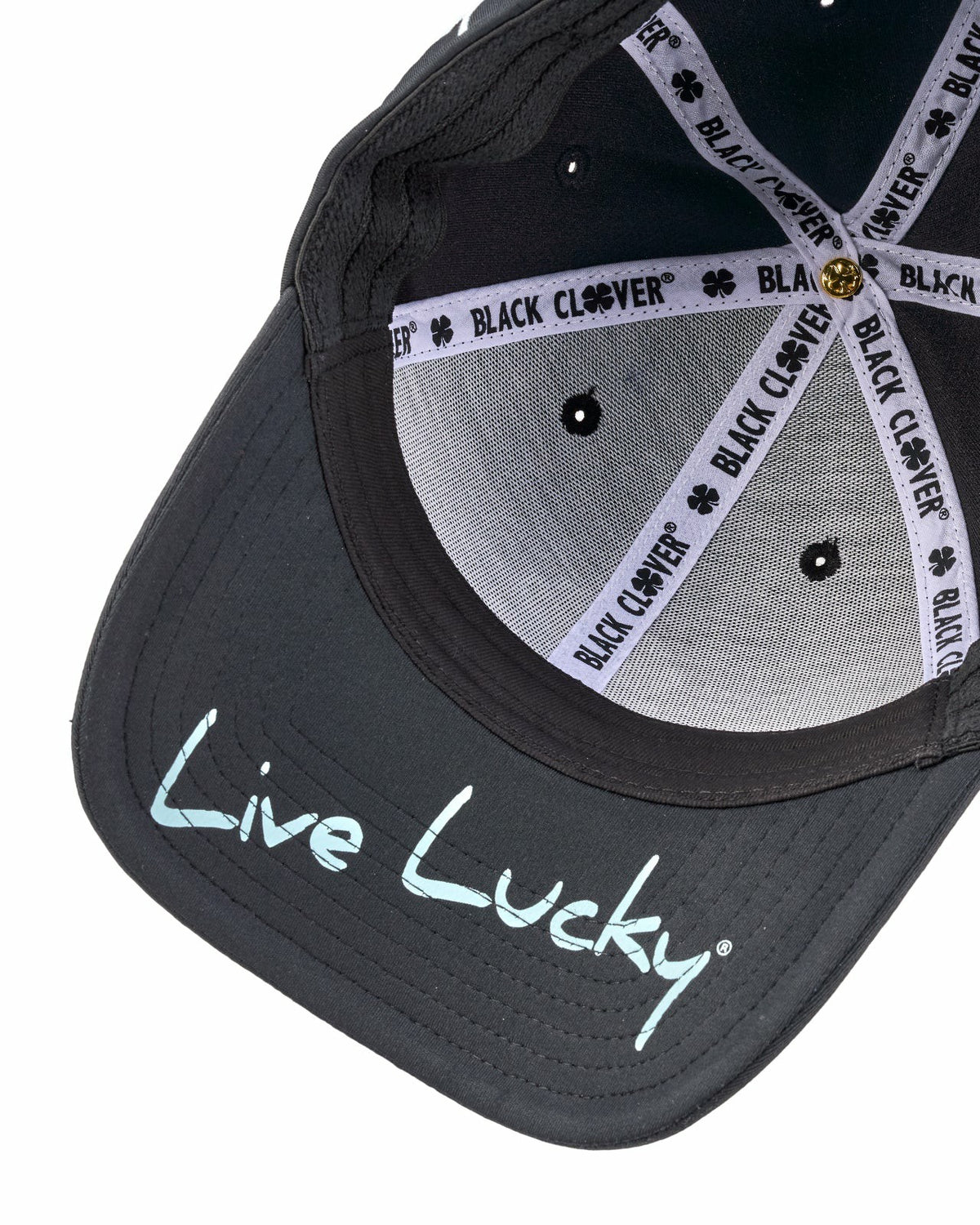 Mint Green and Black Premium Clover Hat for Golf and Lifestyle