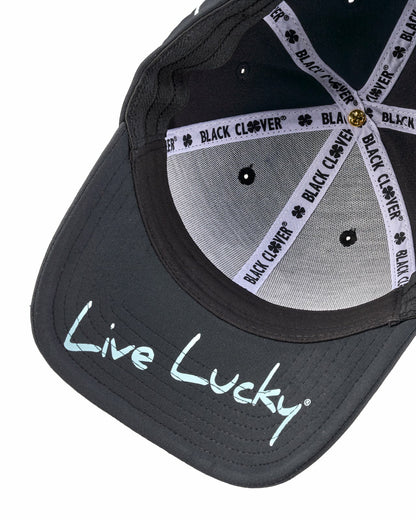 Mint Green and Black Premium Clover Hat for Golf and Lifestyle