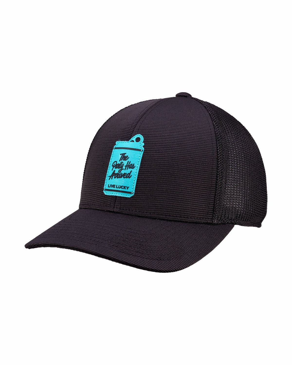 Playful Black and Blue Hat for Golf and Lifestyle