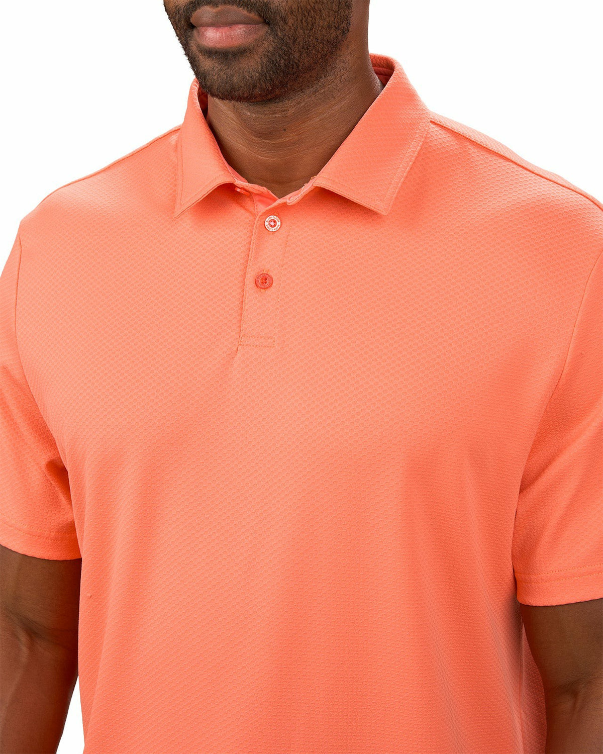 Performance Men's Coral Golf Polo