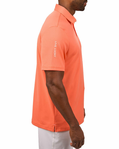 Performance Men's Coral Golf Polo