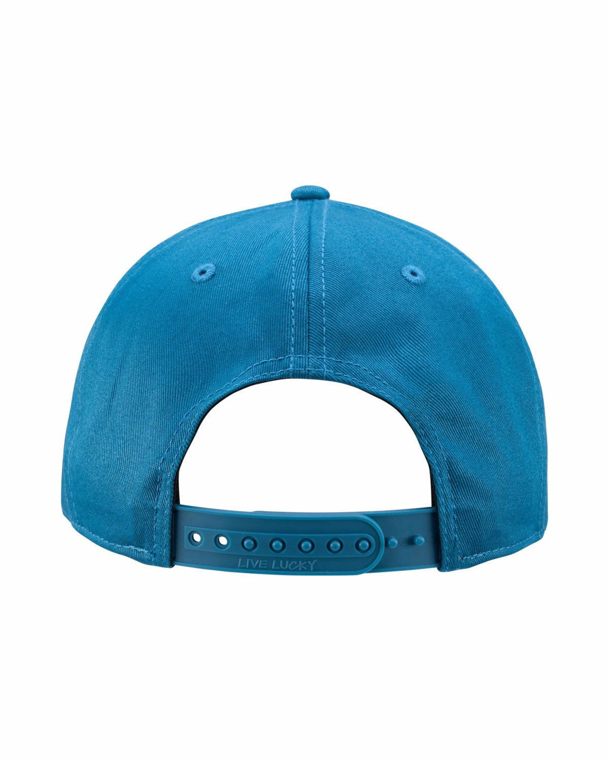 Trendy Vintage-Inspired Blue Hat with Red Rope Brim