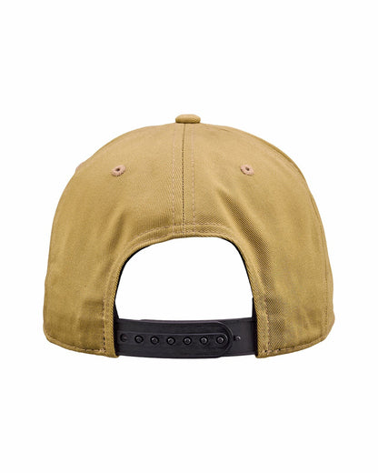 Trendy Vintage-Inspired Yellow Hat with Rope Brim