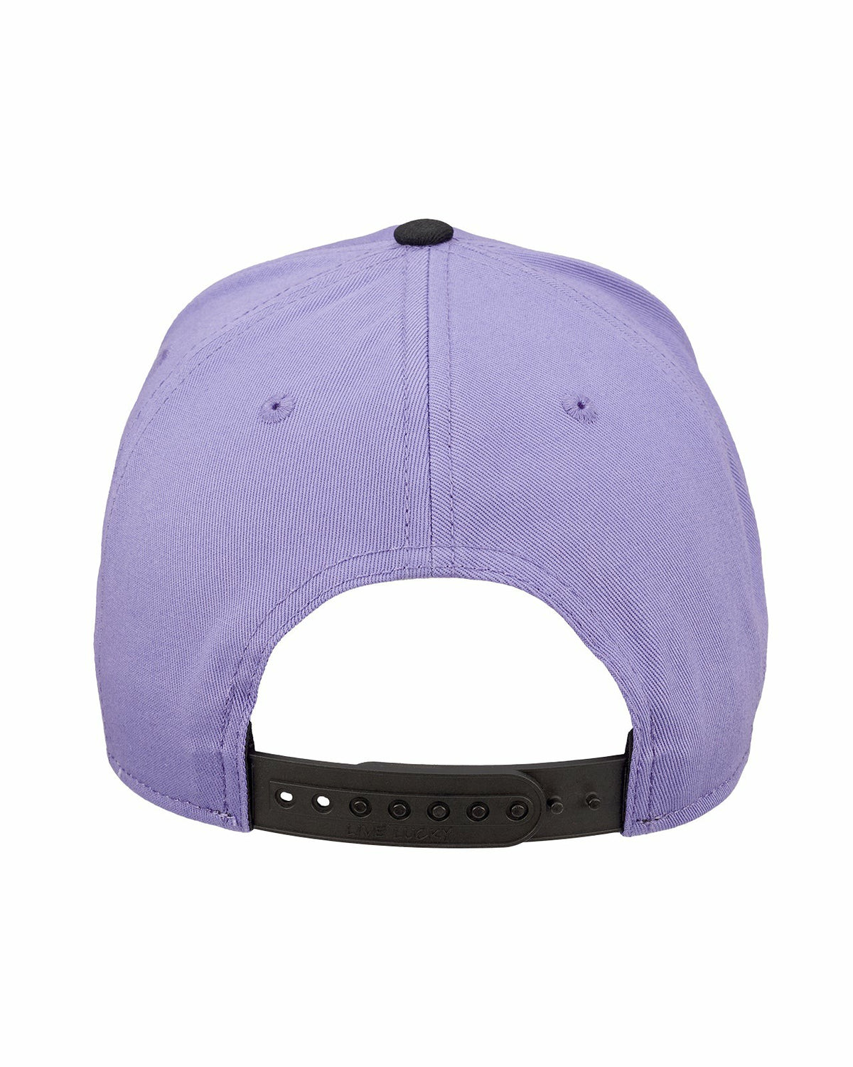 Trendy Vintage-Inspired Purple Hat with Black Brim