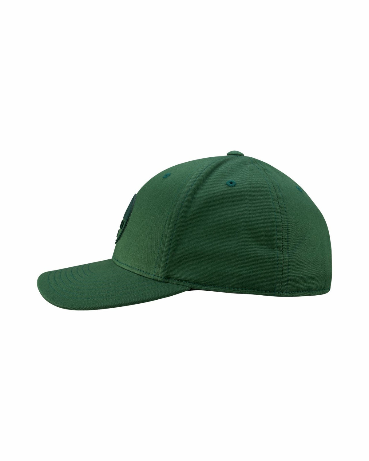 Dark Green Adjustable Golf Hat with Black Clover Logo