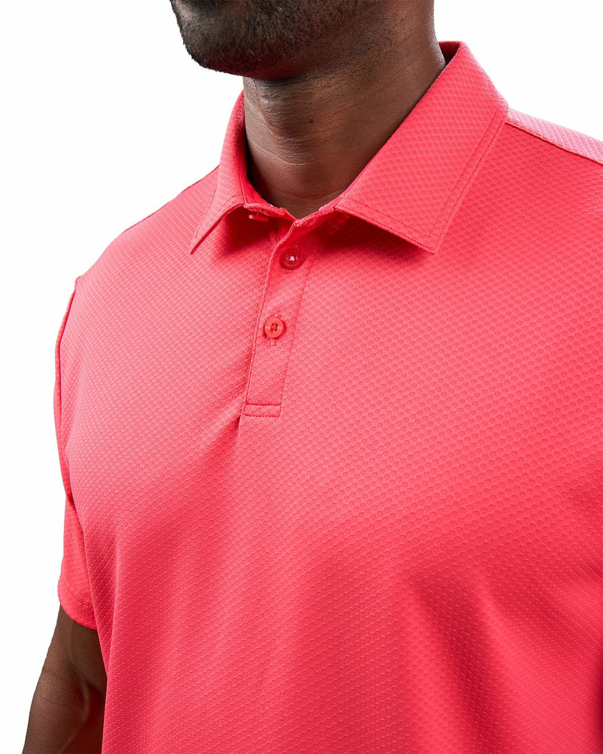 Performance Men's Pink Golf Polo