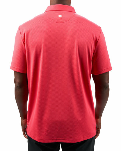 Performance Men's Pink Golf Polo
