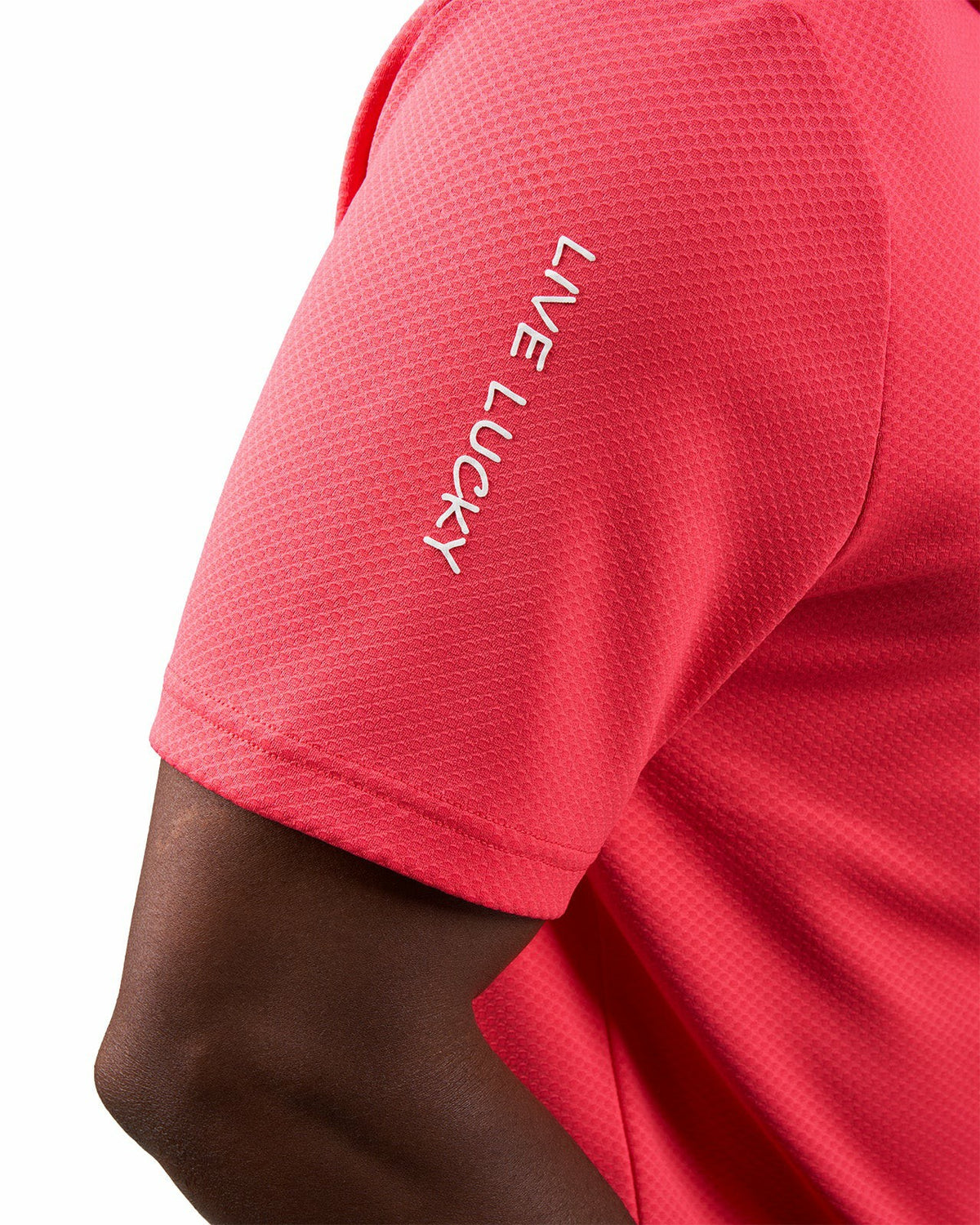 Performance Men's Pink Golf Polo