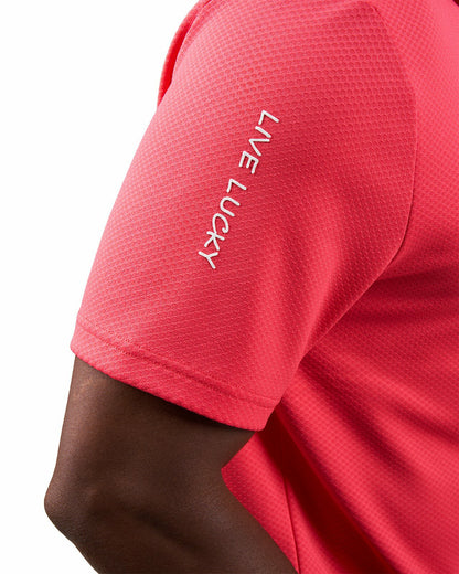 Performance Men's Pink Golf Polo