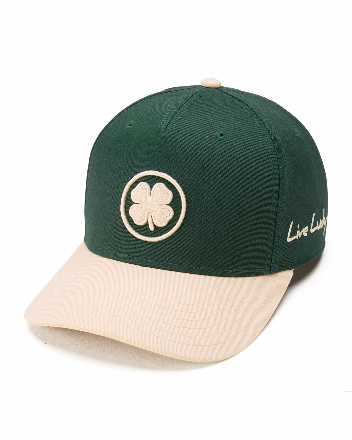 Classic Green and White Golf Hat for Lifestyle & Comfort